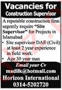 Construction Firm Jobs in Islamabad