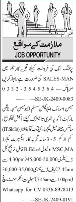Academic Coordinator and English Language Teacher jobs