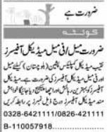 Job Openings at Naqeeb Medical Complex in Quetta - 2024