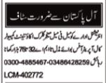 Office Boy and female Manager Jobs