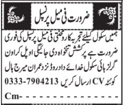 Opal-Crown-Girls-High-School-Quetta-job-opportunities