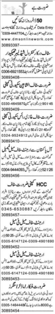 Supervisor and Accountant Job in faisalabad