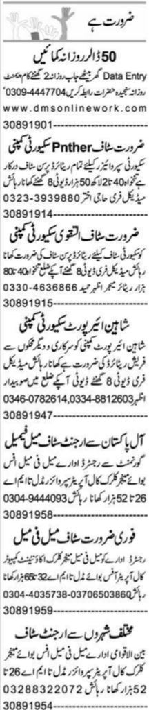 Supervisor and Computer Call Operator Job Opportunities in Multan