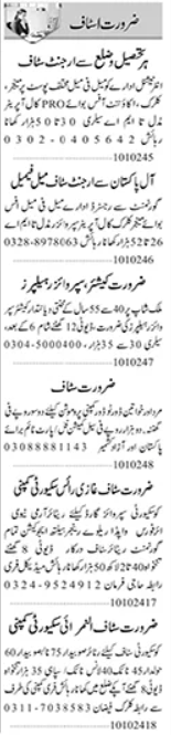 Call Operator and Cashier Job Opportunities